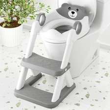 Toilet Seat Potty Training Seat Toddler Upgraded 2in1 Step Stool Mat