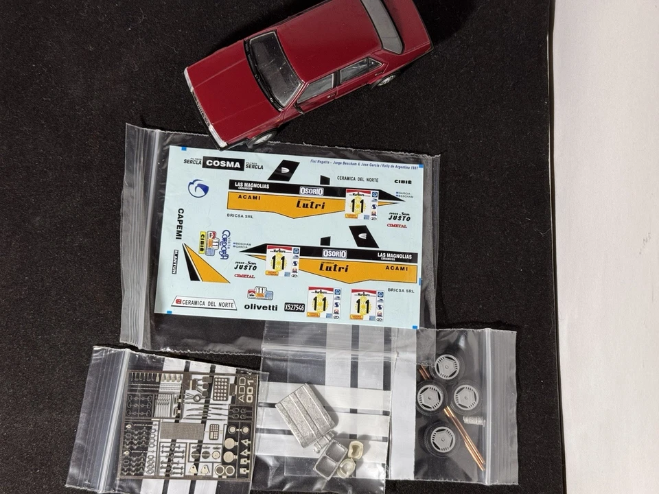 FIAT REGATA #11 I.BESCHAM-P.GARCIA RALLY ARGENTINA 1987 TRANSKIT 1:43 - Immagine 3 di 4