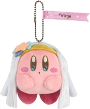 Sanei Horoscope Collection Kirby Mascot Virgo 4-inch Mini Plush Keychain USA