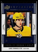 2023-24 Upper Deck #HR40 Luke Evangelista Honor Roll