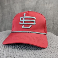 LGND Supply Co. Pink Snapback Hat Adjustable Perforated Rope Accent Like New