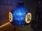 Vintage 1964 Pabst Blue Ribbon Beer PBR Hanging Lamp Light Poker Bar Pub Sign