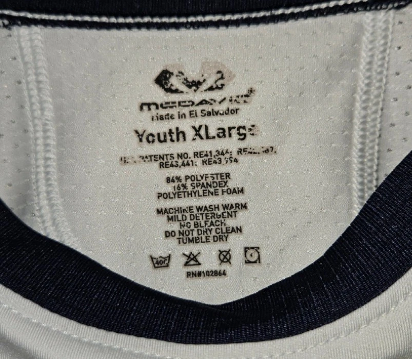 Camisa de béisbol McDavid Hexpad Youth XL Sternum manga 3/4 protector de pecho Foto 3 de 3