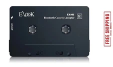 Elook Car Audio Receiver, Bluetooth Cassette Receiver Tape Aux Adapter