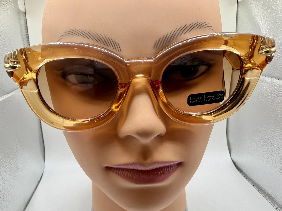 House of Harlow Tortoiseshell Cat Eye Women\'s Sunglasses - Brown Lenses House of Harlow Sunglasses & Sunglasses Accessories for  main image 4