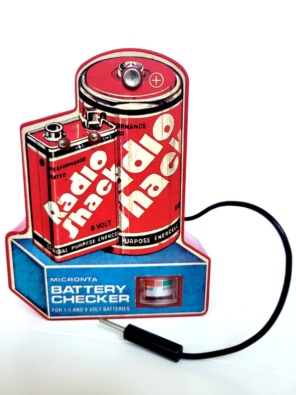Vintage Radio Shack Micronta Battery Checker Model 22-098 1982-1989  Works