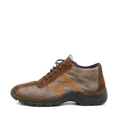 Rieker Herren Komfort Schnürschuhe Freizeitschuhe Braun Wildleder Low-Top EU 43 - Bild 1 von 4