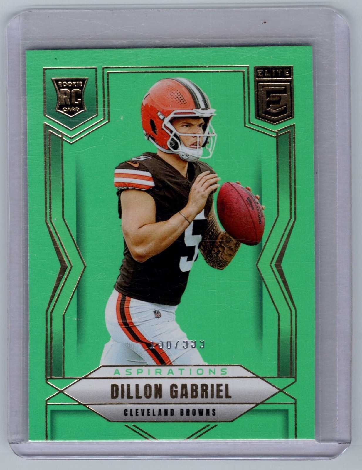 2025 Donruss Elite - Rookies Dillon Gabriel #151 Aspirations Lime Green /999