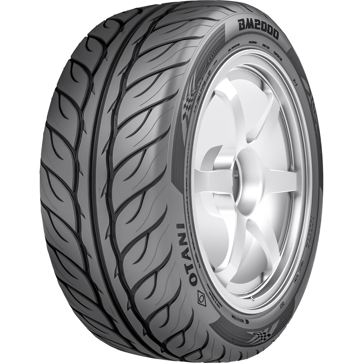 Tire 275/40R18 103W XL Otani BM2000 High Performance Racing | eBay