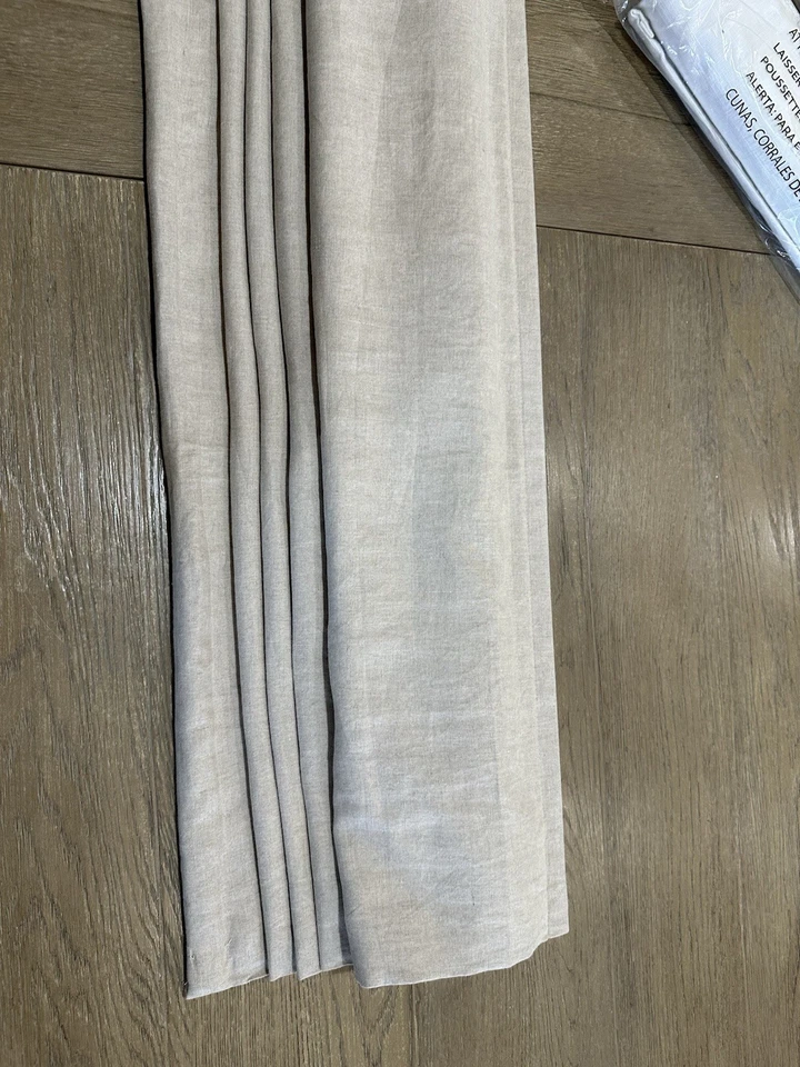 Herrajes de repuesto West Elm lino europeo tono romano lino natural 44x64 Foto 2 de 4