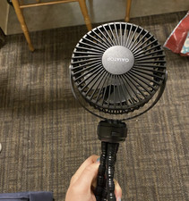 NEW Mini Portable Stroller Fan, Battery Operated Small Clip On