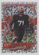 2020 Panini Donruss Optic Rookies Silver Circles Prizm 115/125 Jedrick Wills ey6