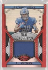 2019 Certified New Generation Jerseys Mirror Red 142/199 TJ Hockenson #NG-TH n1u