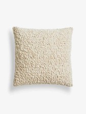 New & Unique Natural 50 x 50cm Cosy Loop Textured Cushion by NEXT