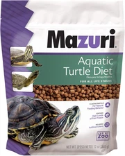 | Nutritionally Complete Aquatic Turtle Food | Freshwater Formula - 12 Ounce (12