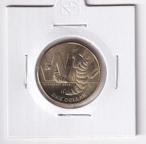 AUSTRALIAN: 2021 $1 UNC AUSSIE COIN HUNT 3 ALPHABET LETTER W WATTLE #6276