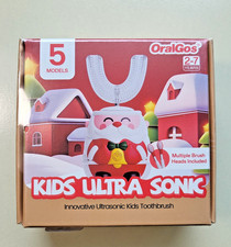 Kids 360  U-Shaped Electric Toothbrush Ultrasonic Silicone Red 2-7Y