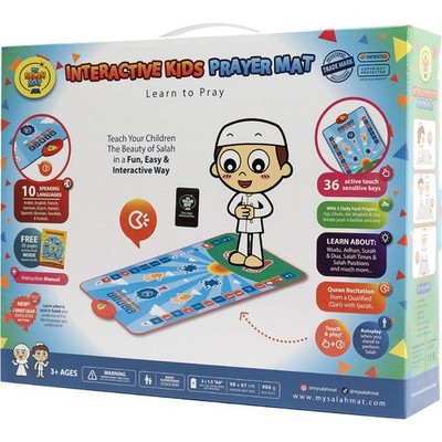 My Salah Mat for Kids   Smart Interactive Prayer Mat (Blue, Returned Item)
