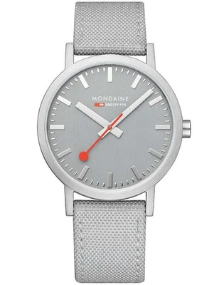 Mondaine A660.30360.80SBH Classic Grau und Silber 40mm 3ATM - Bild 1 von 4