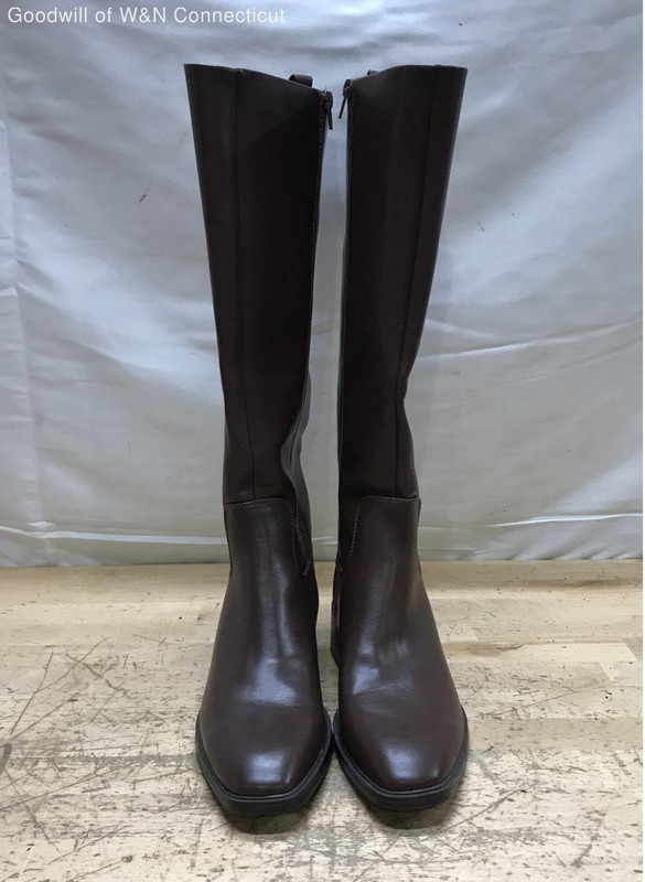 Nine West Tall Women Brown Boots - US 9.5