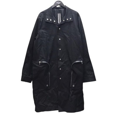 RICK OWENS Bauhaus Coat Long Coat Black 3821 Size:54 Jacket
