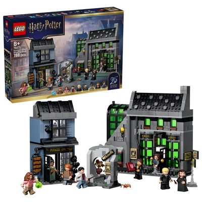 LEGO Harry Potter  76471 Zaubererläden in der Winkelgasse Bausatz, Mehrfarbig