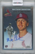 2023 Topps Chrome Platinum Matthew Liberatore Auto Cardinals