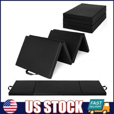 Folding Gymnastics Mat ,Thick Portable Gym Tumbling Mat Floor Pad ,Fitness Yoga
