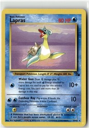 Lapras 25/62 Fossil Non-Holo Rare