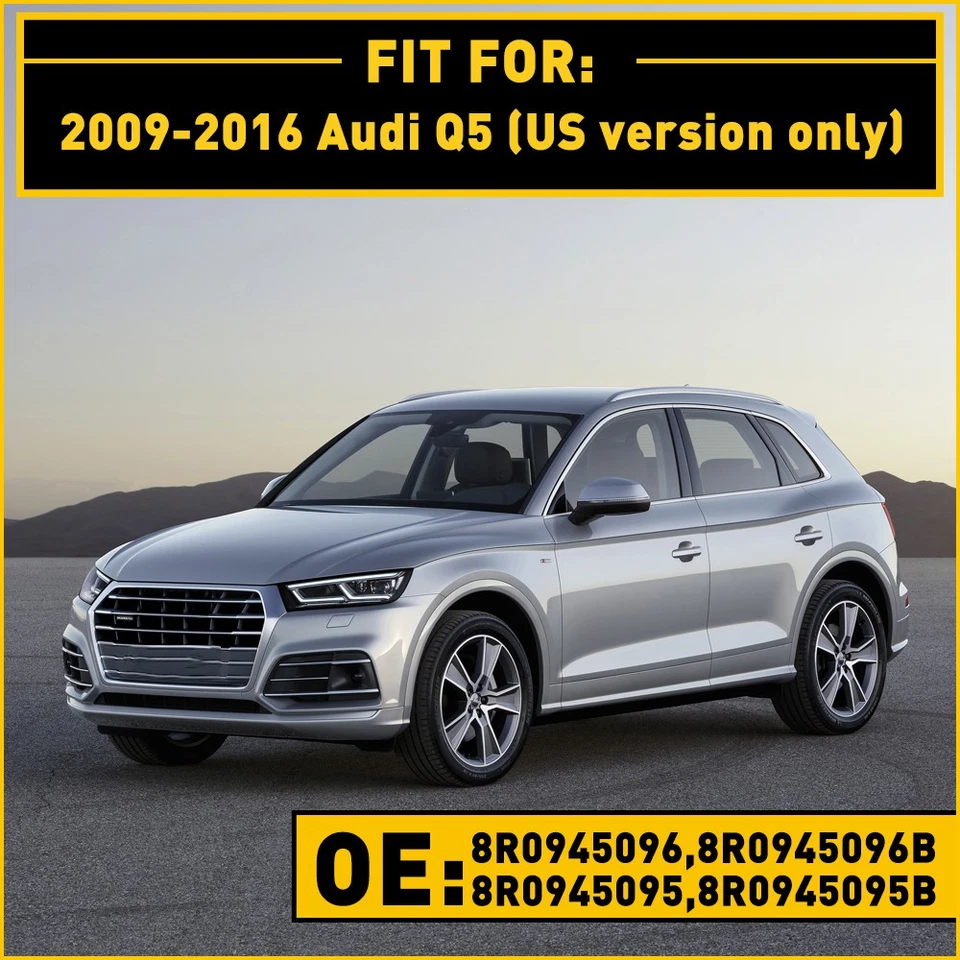 1/2 juego de parachoques trasero izquierdo+derecho luz trasera reversa lámpara de parada para Audi Q5 200 Foto 3 de 4