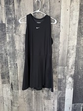 NWT Nike Black Court Advantage Adv Drifit Dri Fit Tennis Dress Skirt Size 2X