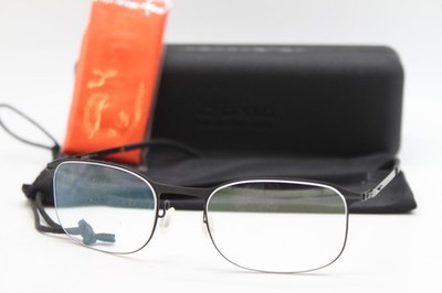 NEW IC! BERLIN SANDEUL BARAM BLACK AUTHENTIC EYEGLASSES W/CASE 51-20
