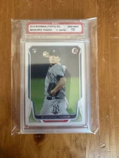 MASAHIRO TANAKA 2014 BOWMAN ROOKIE CARD RC 1st GRADED 10 GEM MINT  YANKEES