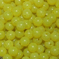 TROUTBEAD MOTTLED 12MM(10) LEMON ROE
