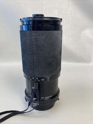 Soligor MC C/D  80-200mm 1:4.5 Zoom-Macro Lens W/ End Caps