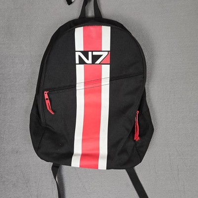 2015 BioWare Mass Effect N7 Stripe Backpack Book Bag School Bag