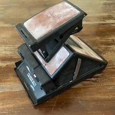 VTG Polaroid SX-70 Folding Land Camera Model 3 w/ Leather Case Untested