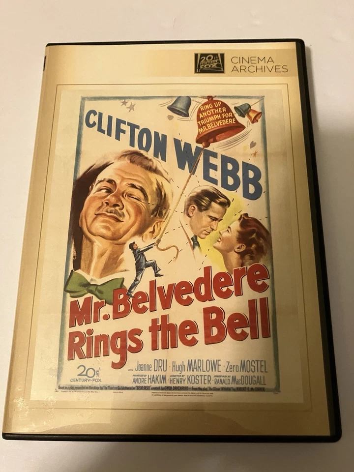 MR BELVEDERE RINGS THE BELL DVD 1951 FOX ARCHIVES MOD CLIFTON WEBB JOANNE DRU - Image 3 of 4