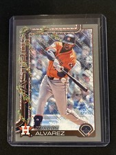 🔥Yordan Alvarez 2025 Topps Holiday #H44 Silver Glitter Parallel Houston Astros