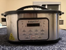 Instant Pot Aura 6 Qt 10-in-1 Multicooker 1500W 120V Stainless 6QT w/ Lid & Rack