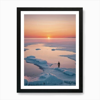 After The Sun Kunstdruck gerahmt Wandbild Poster Leinwanddruck Bild