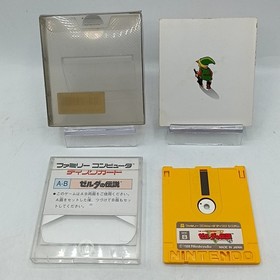 Nintendo Famicom Disk System ZELDA & LINK Box & Manual Japanese Version Tested