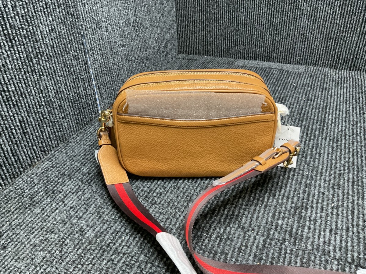 Coach Jes Crossbody Bag Light Saddle Double Zip - NWT | eBay Coach Jes Crossbody Bag Light Saddle Double Zip - NWT | eBay