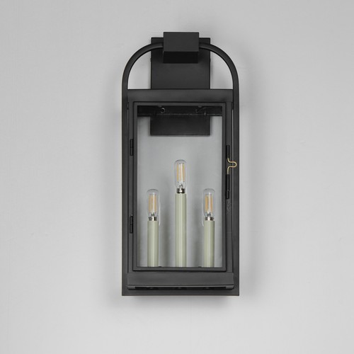Maxim 30804 Bonham 3 Light 21" Tall Outdoor Wall Sconce - Black - Bild 4 von 4