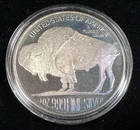 1 oz .999 SilverTowne Buffalo Round Toned 1oz Fine Silver in Capsule