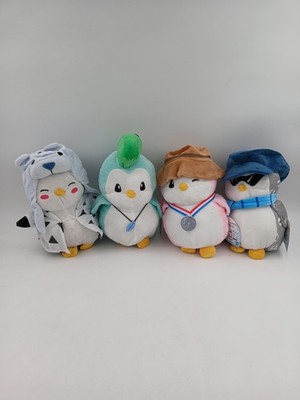 Pudgy Penguins Plush Lot Swanky Hank Mano Mohawk Bella Bucket Arctic Annie 11''