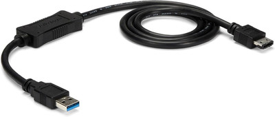 3 Ft USB 3.0 to Esata Adapter - 6 Gbps USB to HDD/SSD/ODD Converter - Hard Drive