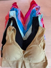 8 womens bras' lot,  no wire, all colors provided
