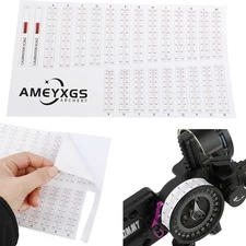 10X Archery Extended Range Replacement Sight Tape Hunting Target Practice Sport