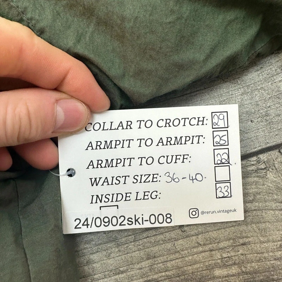 Vintage Silvy Ski Suit 90s Retro Colour Block Thermore Green Mens Medium - Image 3 of 4